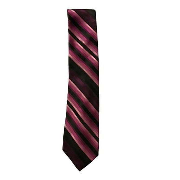 5/$10 APT. 9 Purple Black Silk Tie 59 inch NWOT - Picture 1 of 4